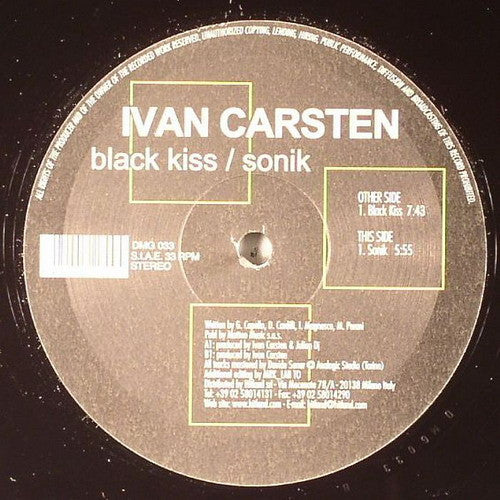 Ivan Carsten : Black Kiss / Sonik (12")