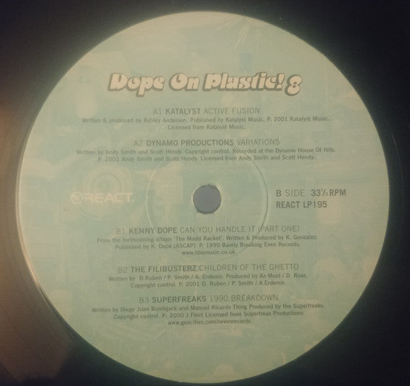 Various : Dope On Plastic! 8 (3xLP, Comp)