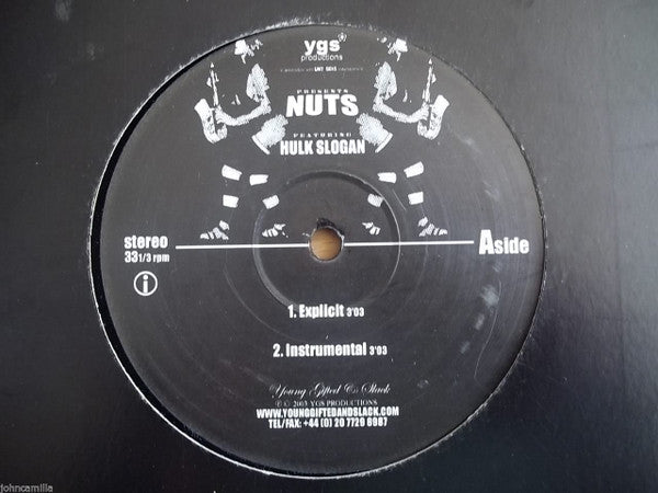 Hulk Slogan / Kim Postor : Nuts / The Fan (12")