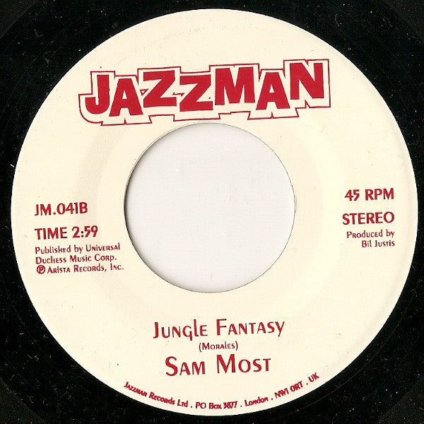 Sam Most : Plop-Plop Boom / Jungle Fantasy (7", Single, RE)