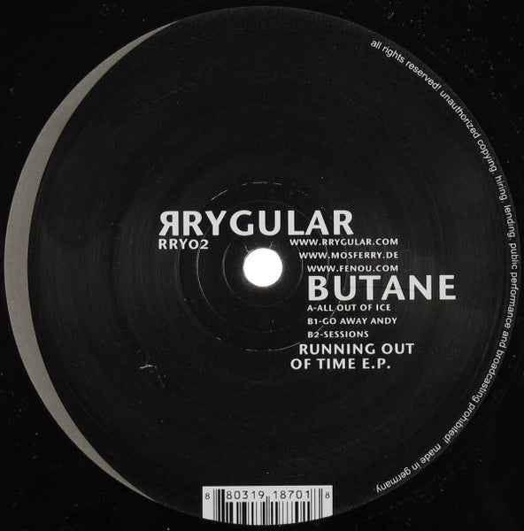 Butane : Running Out Of Time E.P. (12", EP)