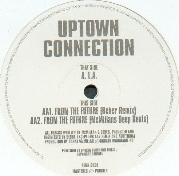 Uptown Connection : L.A. / From The Future (12")