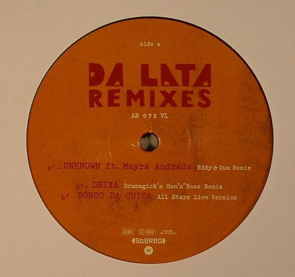 Da Lata : Remixes (12")