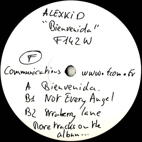 Alexkid : Bienvenida (12", Smplr, W/Lbl)