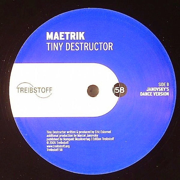 Maetrik : Tiny Destructor (12")