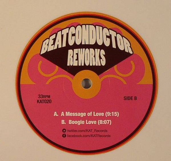 Beatconductor : Reworks (10", Unofficial, Whi)