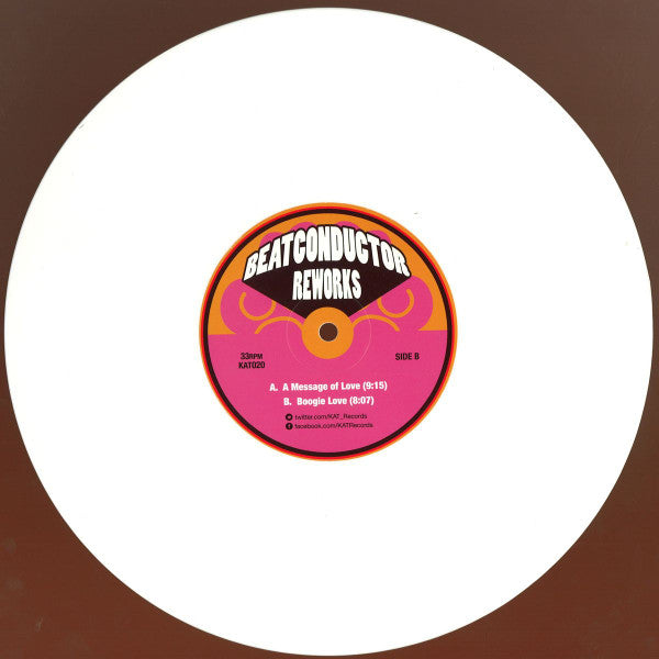 Beatconductor : Reworks (10", Unofficial, Whi)