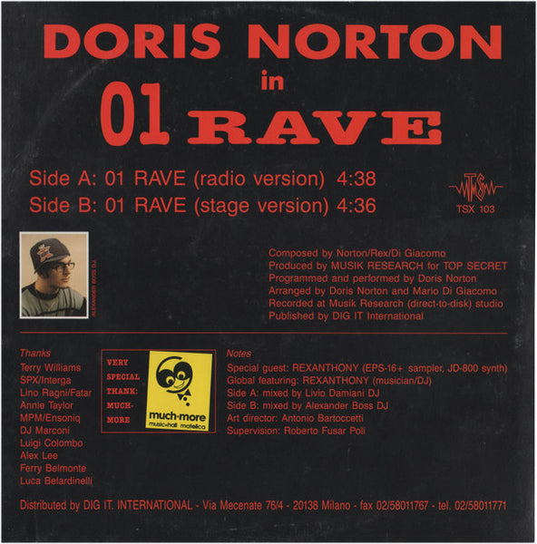 Doris Norton : 01 Rave (12")