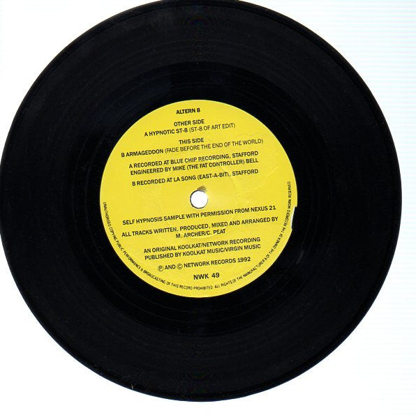 Altern 8 : Hypnotic St-8 (7")