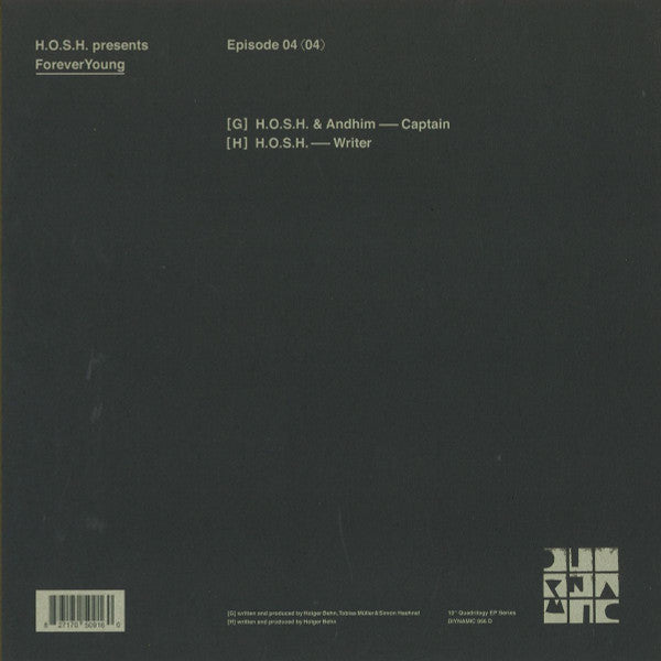 H.O.S.H. : H.O.S.H. Presents Forever Young 4 (10", EP, Ltd)