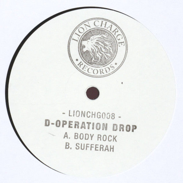 D-Operation Drop : Body Rock / Sufferah (12", Ltd, W/Lbl, Sta)