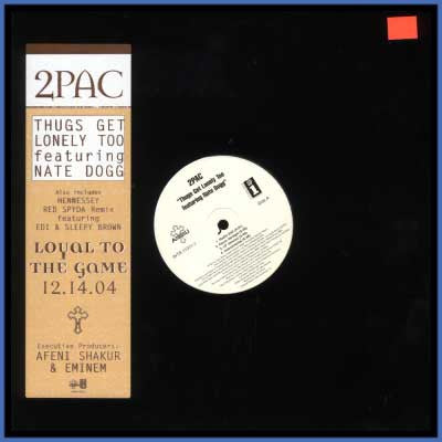 2Pac Featuring Nate Dogg : Thugs Get Lonely Too (12")