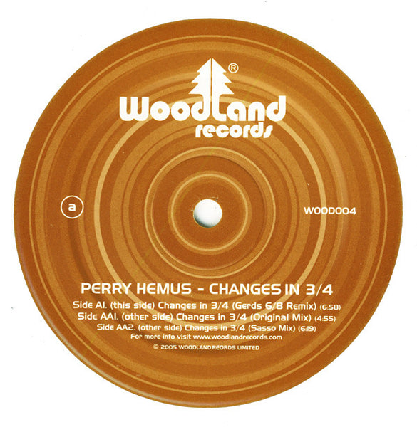Perry Hemus : Changes In 3/4 EP (12")