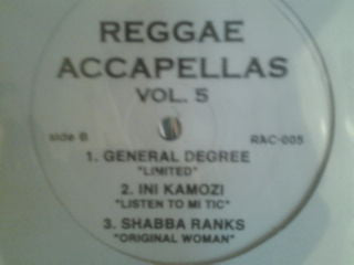 Various : Reggae Accapellas Vol. 5 (12")