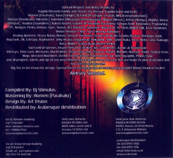Stimulus (3) : Dark Strike Express (CD, Comp)