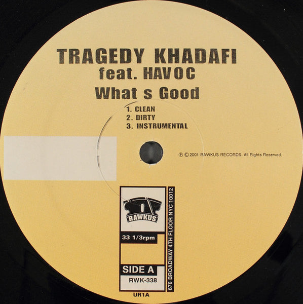 Tragedy Khadafi : What's Good? (12", Promo)