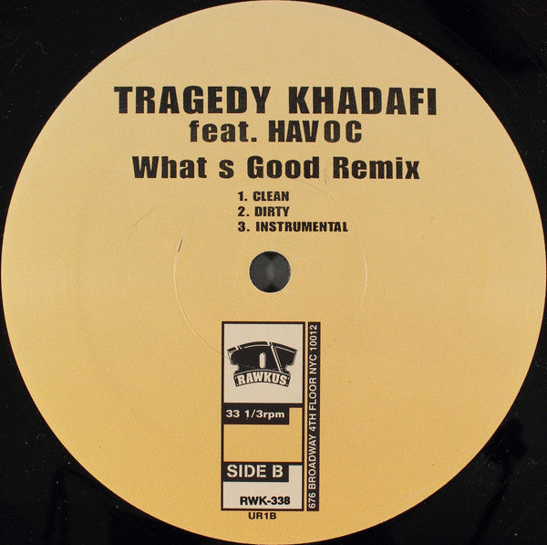 Tragedy Khadafi : What's Good? (12", Promo)