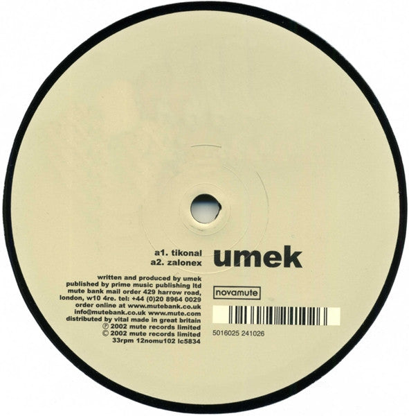 Umek : Tikonal (12")