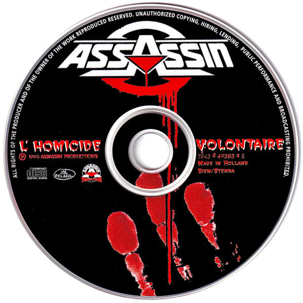 Assassin (2) : L'homicide Volontaire (CD, Album)