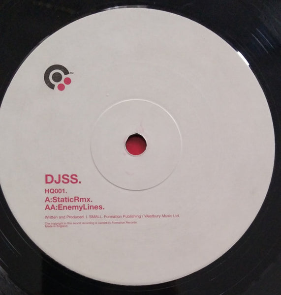 DJ SS : Static Remix / Enemy Lines (12")