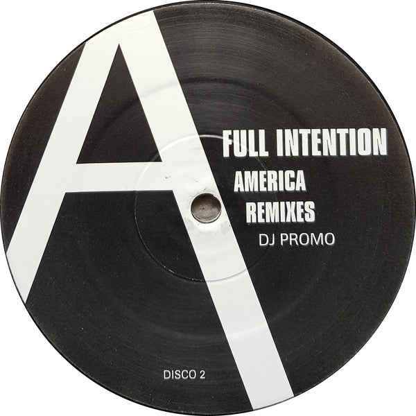 Full Intention : America (I Love America) The Remixes (12", Promo)