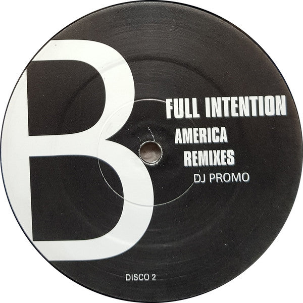 Full Intention : America (I Love America) The Remixes (12", Promo)