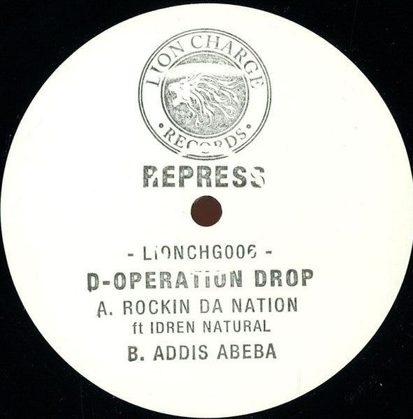 D-Operation Drop : Rockin Da Nation / Addis Abeba (12", Ltd, RP, W/Lbl, Sta)