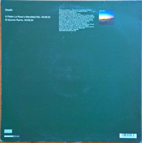 Way Out West Featuring Kirsty Hawkshaw : Stealth (12 Inch No.2) (12")