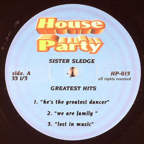 Sister Sledge : Greatest Hits (12", Unofficial)