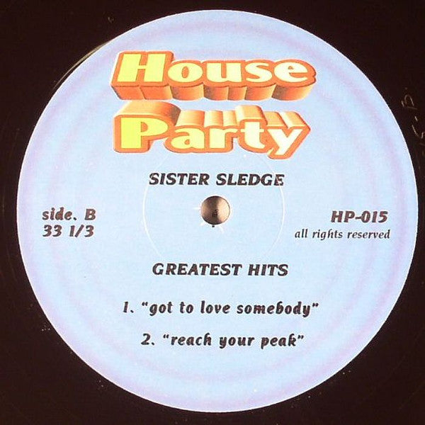 Sister Sledge : Greatest Hits (12", Unofficial)