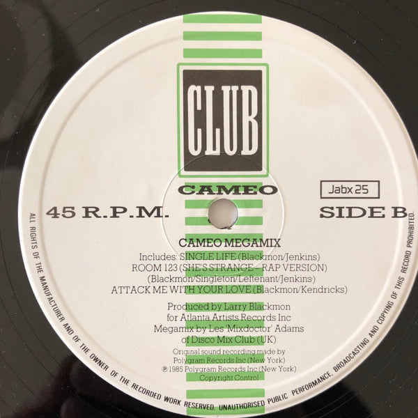 Cameo : She's Strange / Cameo Megamix (12", Single)