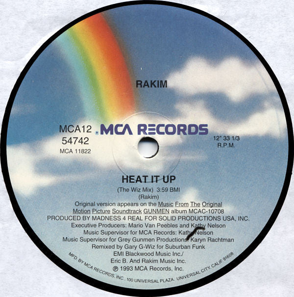 Rakim : Heat It Up (12", RP)