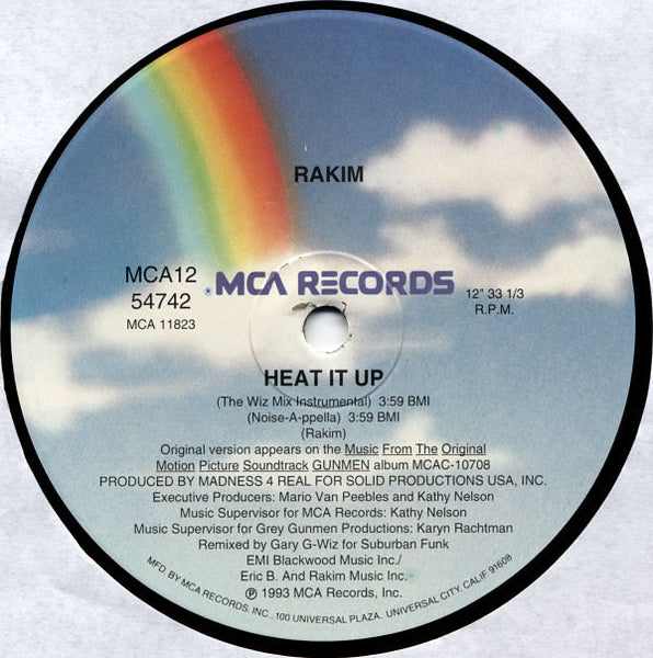 Rakim : Heat It Up (12", RP)