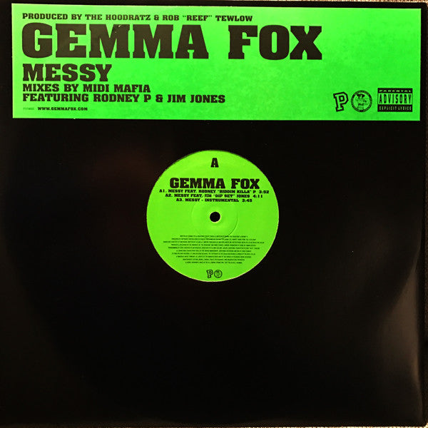 Gemma Fox : Messy (12", Promo)