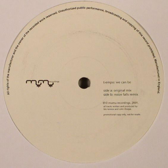 T-Empo : We Can Be (12", Promo)