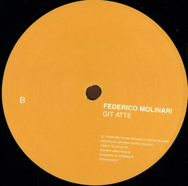 Federico Molinari : Painful (12")