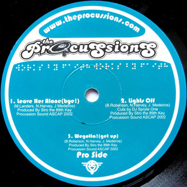 The Procussions : Leave Her Alone (12")