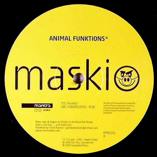 Maskio : Animal Funktions (12")