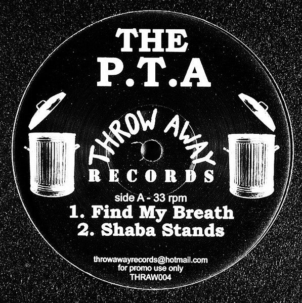 The P. T. A. : Find My Breath (12")