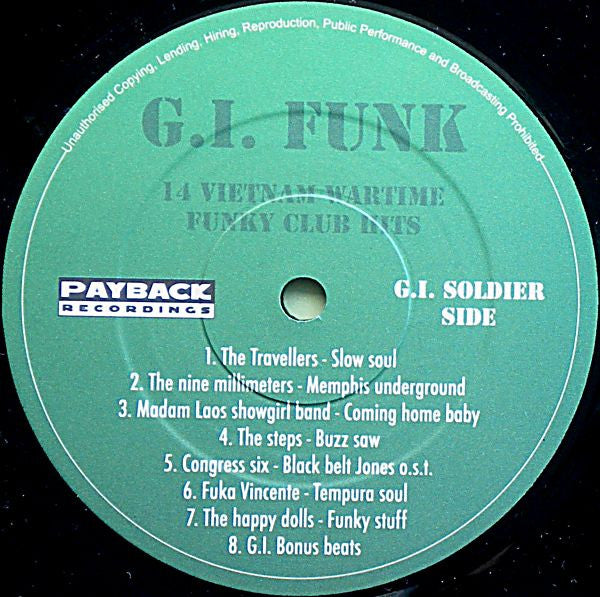 Various : G.I. Funk (14 Vietnam Wartime Funky Club Hits) (LP, Comp)