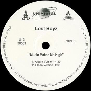 Lost Boyz : Music Makes Me High (12", Gen)