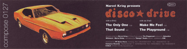Marcel Krieg : Disco Drive (12")