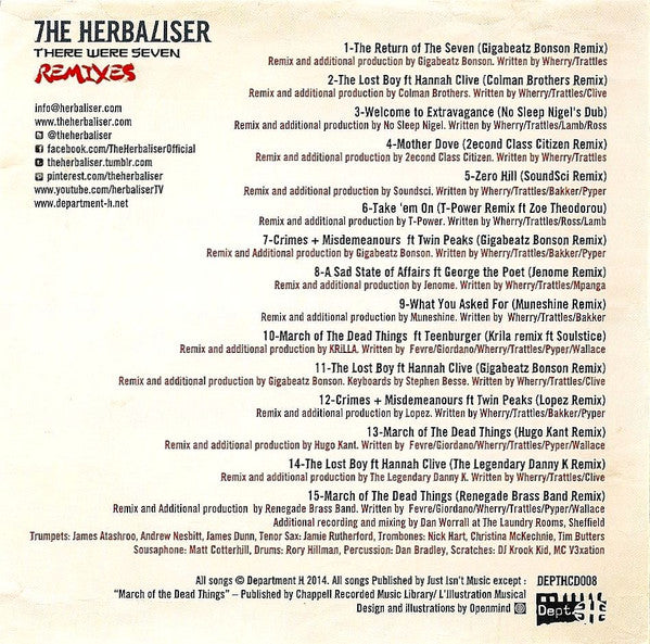 The Herbaliser : There Were Seven Remixes (CD, Comp)