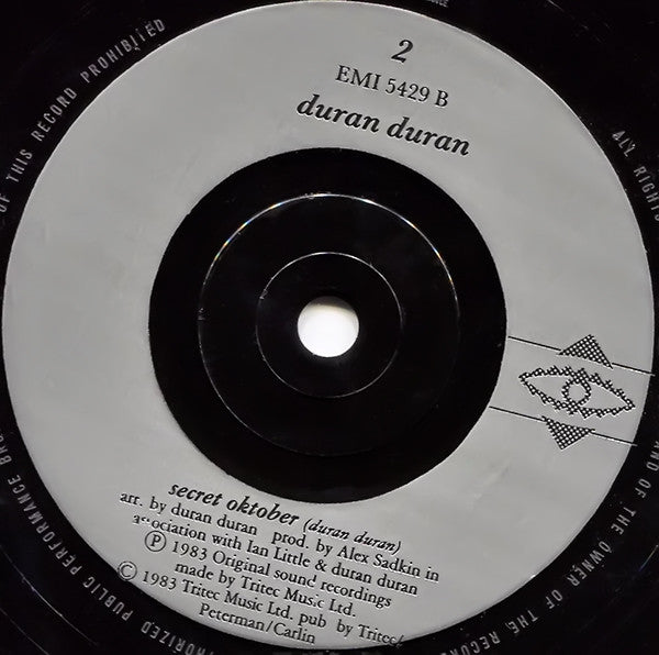 Duran Duran : Union Of The Snake (7", Single, Sil)