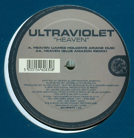Ultra Violet : Heaven (12")