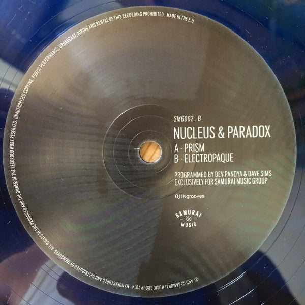 Nucleus & Paradox : Prism / Electropaque (12", Blu)