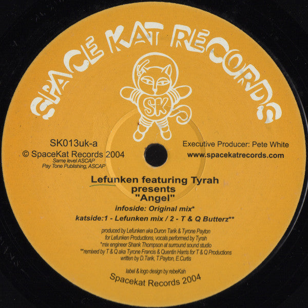 Lefunken Featuring Tyrah : Angel (12")