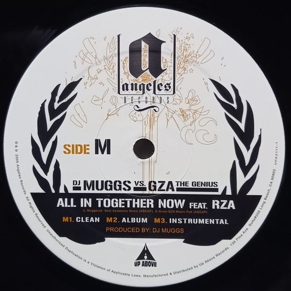 DJ Muggs vs. GZA : All In Together Now (12")
