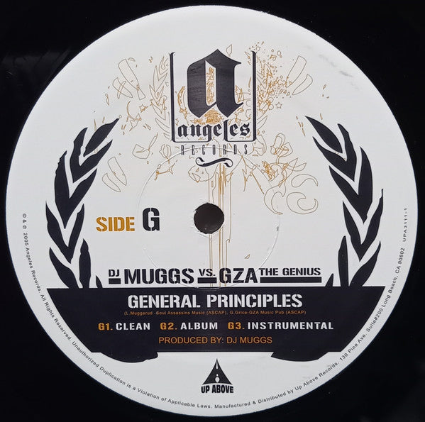 DJ Muggs vs. GZA : All In Together Now (12")