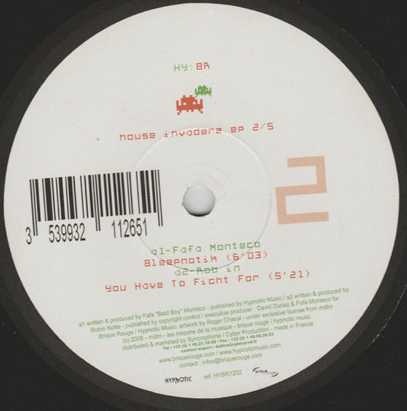 Various : House Invaderz EP 2/5 (12", EP)